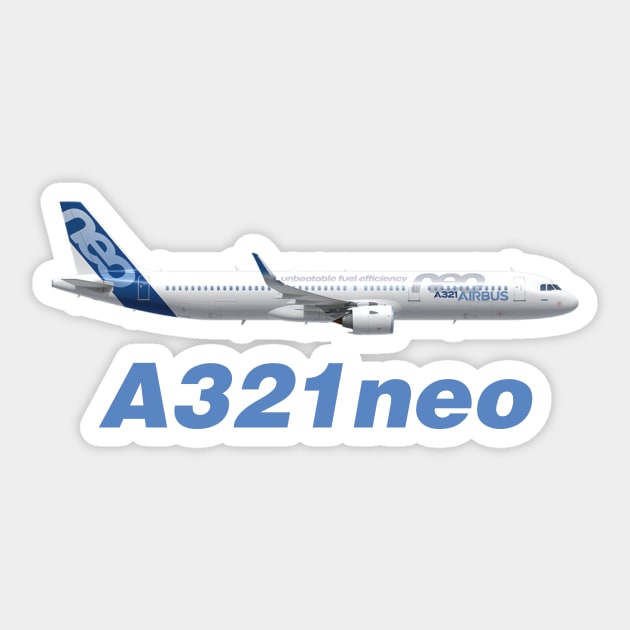 Airbus A321neo Sticker by Avion